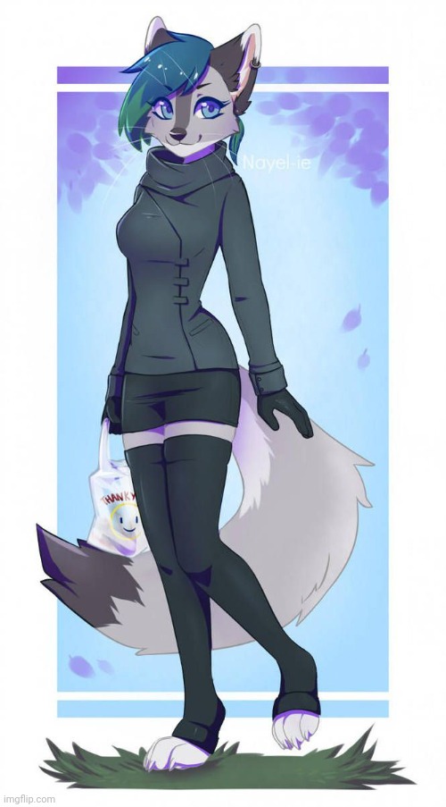 Cute Furry Girl (not my art!) | image tagged in furry,cute | made w/ Imgflip meme maker