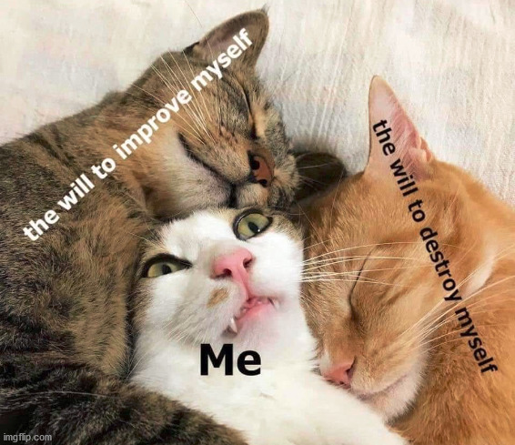A battle I have been winning for years | image tagged in depression | made w/ Imgflip meme maker