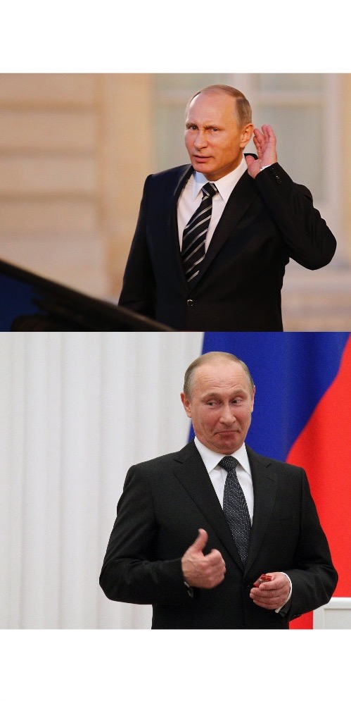 Putin approves Blank Meme Template