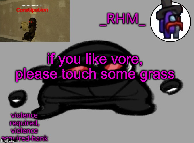 pls do | if you like vore, please touch some grass | made w/ Imgflip meme maker