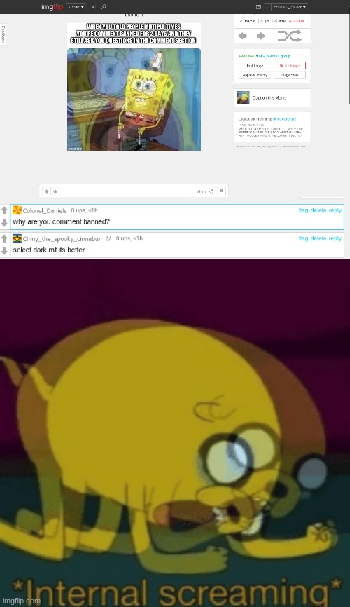 w a0 | image tagged in jake the dog internal screaming | made w/ Imgflip meme maker