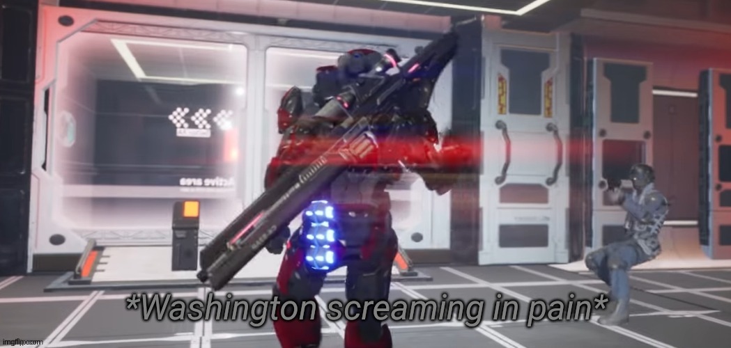 Washington screaming in pain | image tagged in washington screaming in pain | made w/ Imgflip meme maker