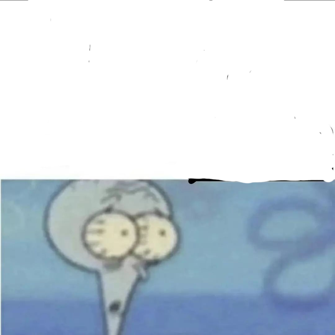 When im in a competition squidward Blank Meme Template