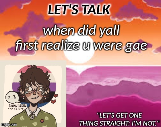  when did yall first realize u were gae | image tagged in pastelgremlin announcement | made w/ Imgflip meme maker