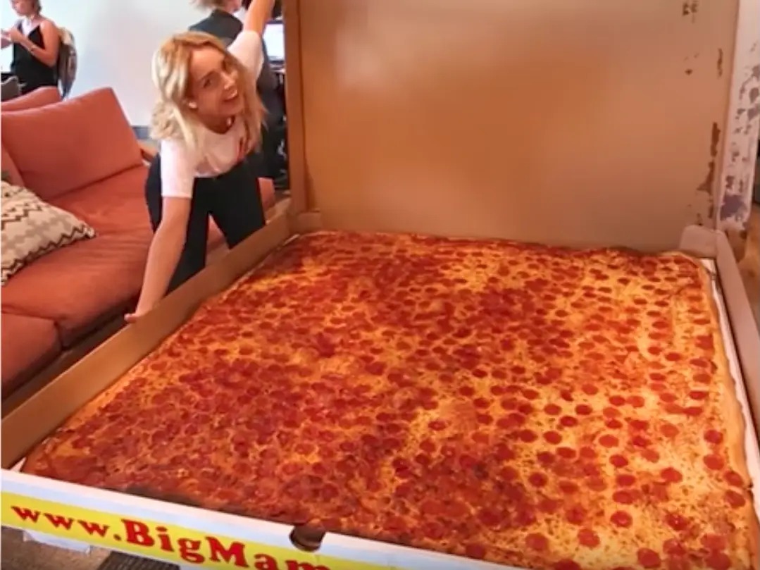 Giant Pizza Blank Meme Template