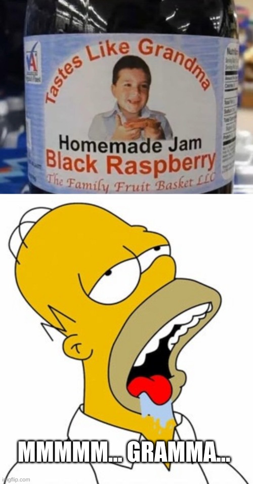 grandma | MMMMM... GRAMMA... | image tagged in homer mmm | made w/ Imgflip meme maker