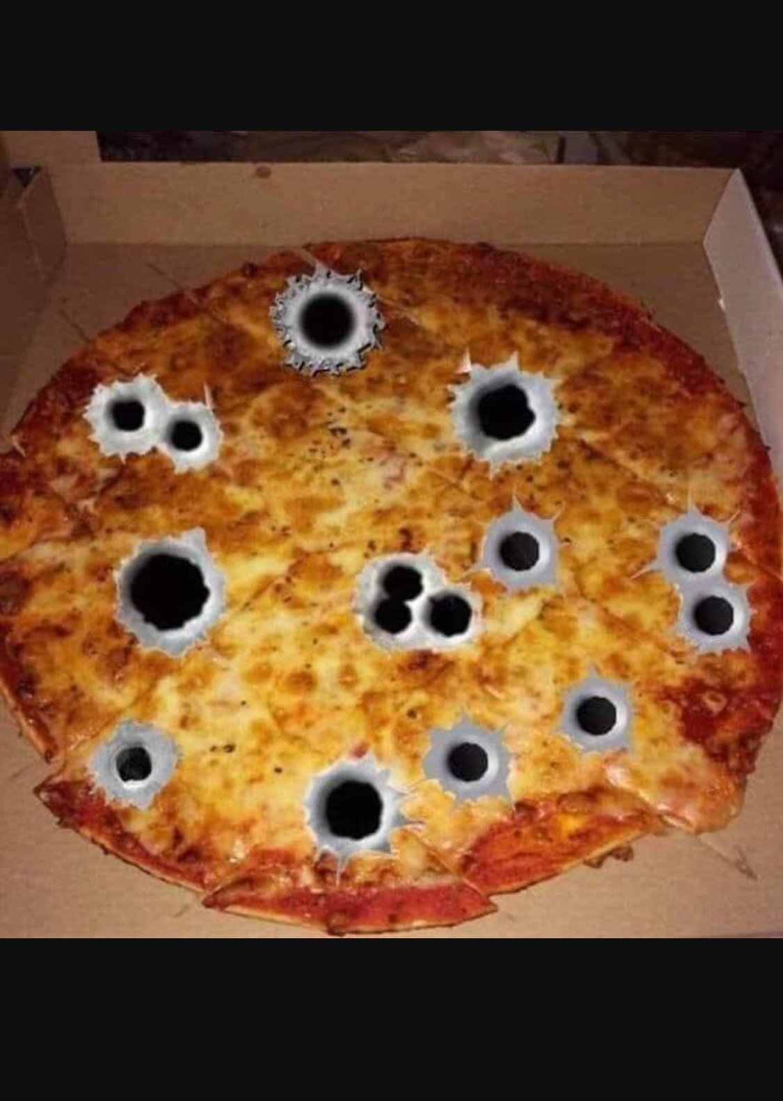 High Quality Bullet pizza Blank Meme Template