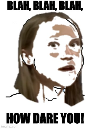 greta thunberg Blank Meme Template