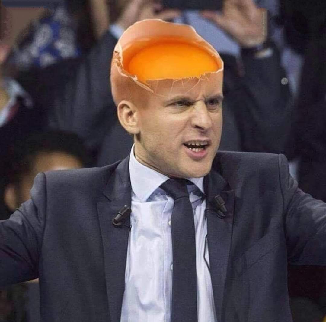 Macron egg Blank Meme Template