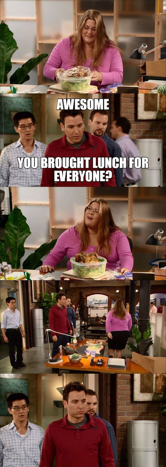 you brought lunch for everyone Blank Meme Template