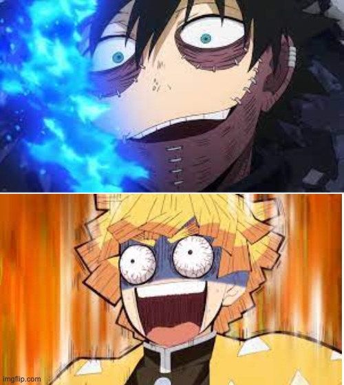 Did you know that Dabi and Zenitsu has the same voice? | made w/ Imgflip meme maker
