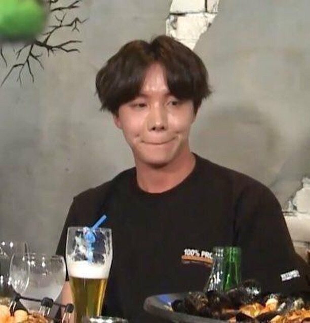 drunk j-hope thinking Blank Meme Template