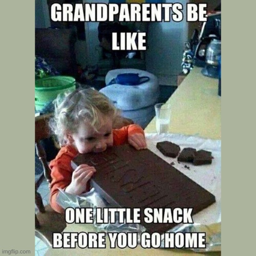 image tagged in technology challenged grandparents,memes,snacks | made w/ Imgflip meme maker