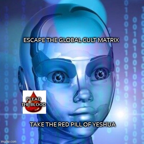 global matrix Cult-ure | ESCAPE THE GLOBAL CULT MATRIX; PLEAD THE BLOOD; TAKE THE RED PILL OF YESHUA | image tagged in brainwashed,stupid sheep,strong women,destroy,cult,indoctrination | made w/ Imgflip meme maker