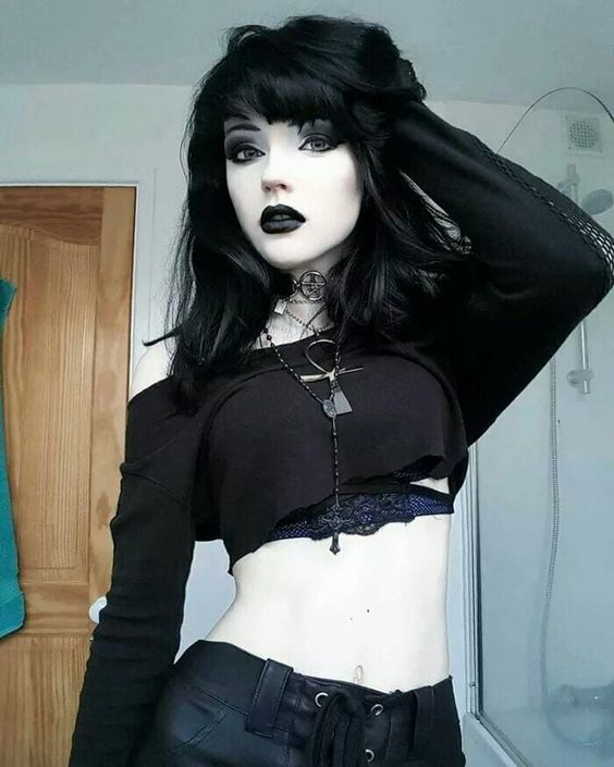 Sexy Goth Girl Blank Template Imgflip