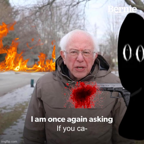 Bernie I Am Once Again Asking For Your Support Meme | If you ca- | image tagged in memes,bernie i am once again asking for your support | made w/ Imgflip meme maker