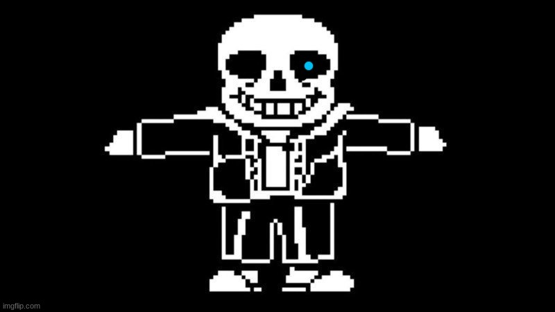 T POSE SANS | image tagged in t pose sans | made w/ Imgflip meme maker