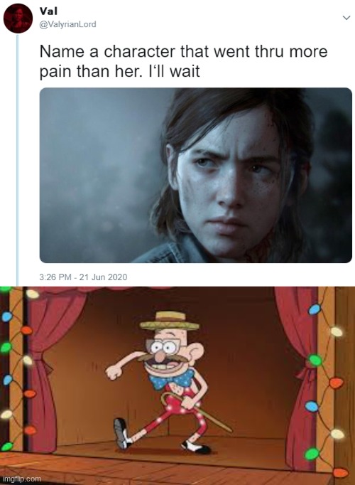 "I just wanted to be a part of things." | image tagged in name one character who went through more pain than her,gravity falls | made w/ Imgflip meme maker