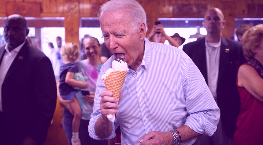 High Quality Ice Cream Joe Biden Blank Meme Template