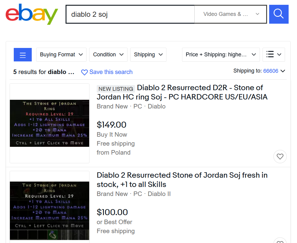 Diablo 2 SOJ Biden Blank Meme Template