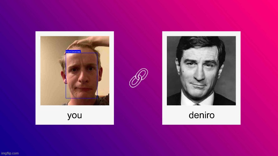 lmafooooo big pig look like rober de niro | made w/ Imgflip meme maker