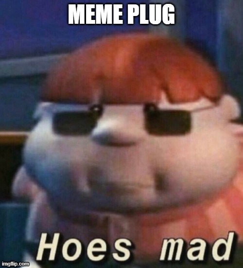 hoes mad. | MEME PLUG | image tagged in hoes mad | made w/ Imgflip meme maker