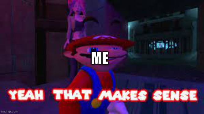 yeah that makes sense | ME | image tagged in yeah that makes sense | made w/ Imgflip meme maker