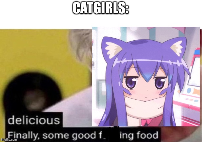 CATGIRLS: | image tagged in gordon ramsay some good food | made w/ Imgflip meme maker