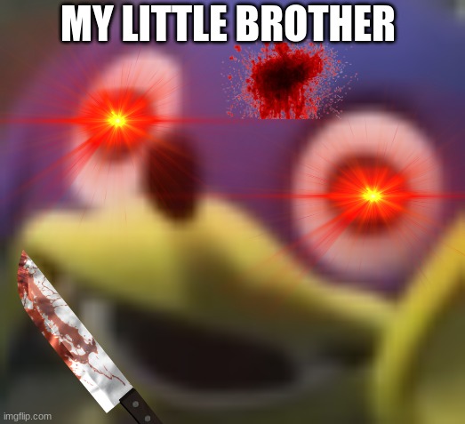 My Little Brother | MY LITTLE BROTHER | image tagged in funny memes | made w/ Imgflip meme maker