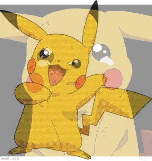 Congratulations you made pikachu f**king cry | image tagged in pikachu,pikachu crying | made w/ Imgflip meme maker