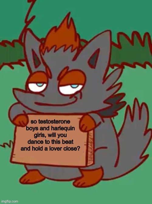 dance to this beeeeeeeat | so testosterone boys and harlequin girls, will you dance to this beat and hold a lover close? | made w/ Imgflip meme maker