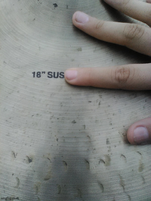 18" sus | made w/ Imgflip meme maker