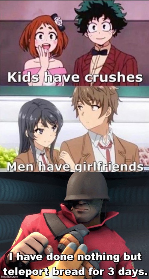 Anime kids have crushes Memes & GIFs - Imgflip