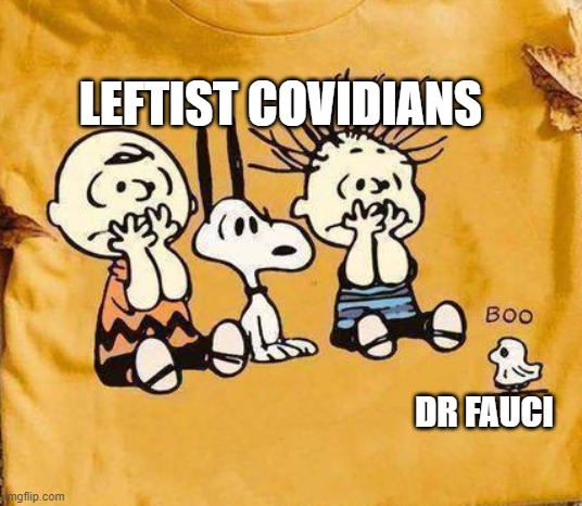 Covidians | LEFTIST COVIDIANS; DR FAUCI | made w/ Imgflip meme maker