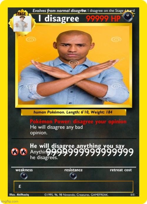 random pokemon card i made | made w/ Imgflip meme maker