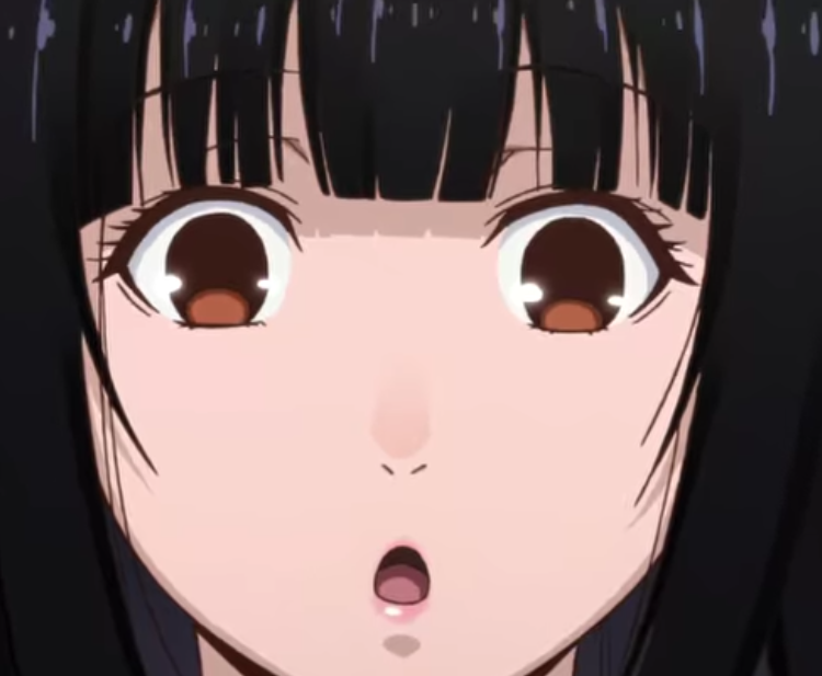 yumeko pogchamp Blank Meme Template