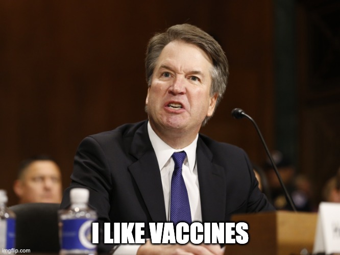 Kavanaugh I like Beer!!! | I LIKE VACCINES | image tagged in kavanaugh i like beer | made w/ Imgflip meme maker