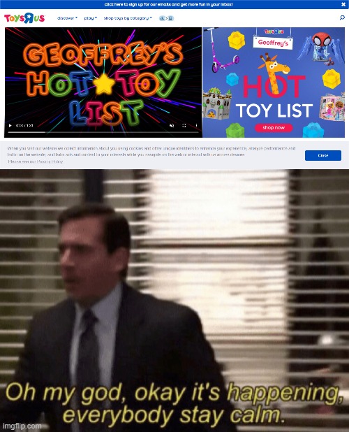 HERE WE GOOOOOOOOOOOOOOOO | image tagged in oh my god okay it's happening everybody stay calm | made w/ Imgflip meme maker