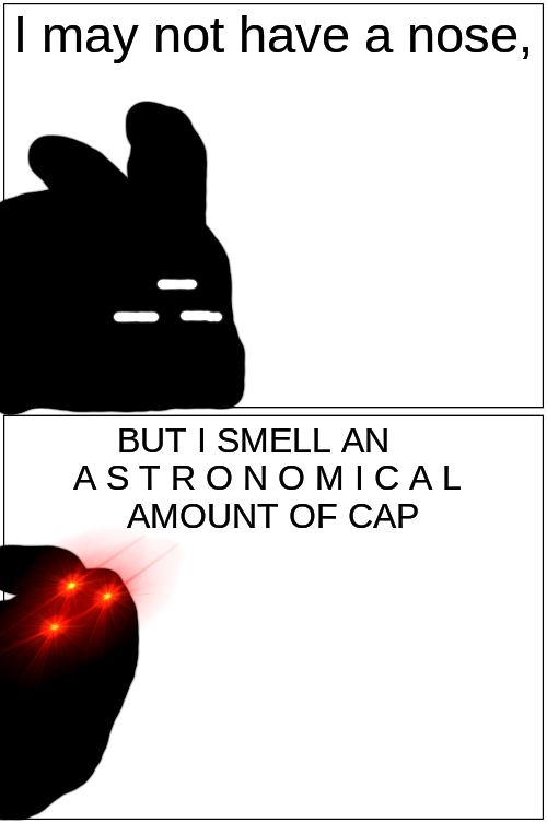 So much frickin cap Blank Meme Template