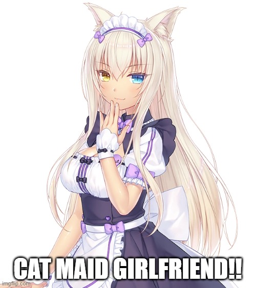 CAT MAID GIRLFRIEND!! | made w/ Imgflip meme maker