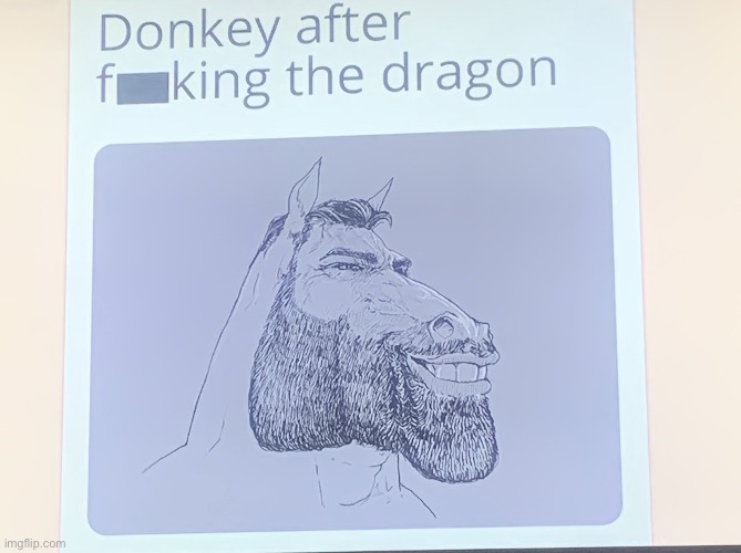 Donkey | image tagged in mega chad | made w/ Imgflip meme maker