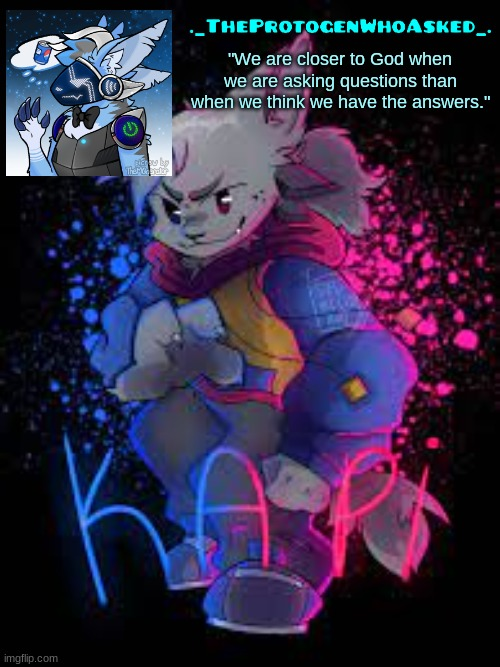 TheProtogenWhoAsked Kapi Announcement Template Blank Meme Template