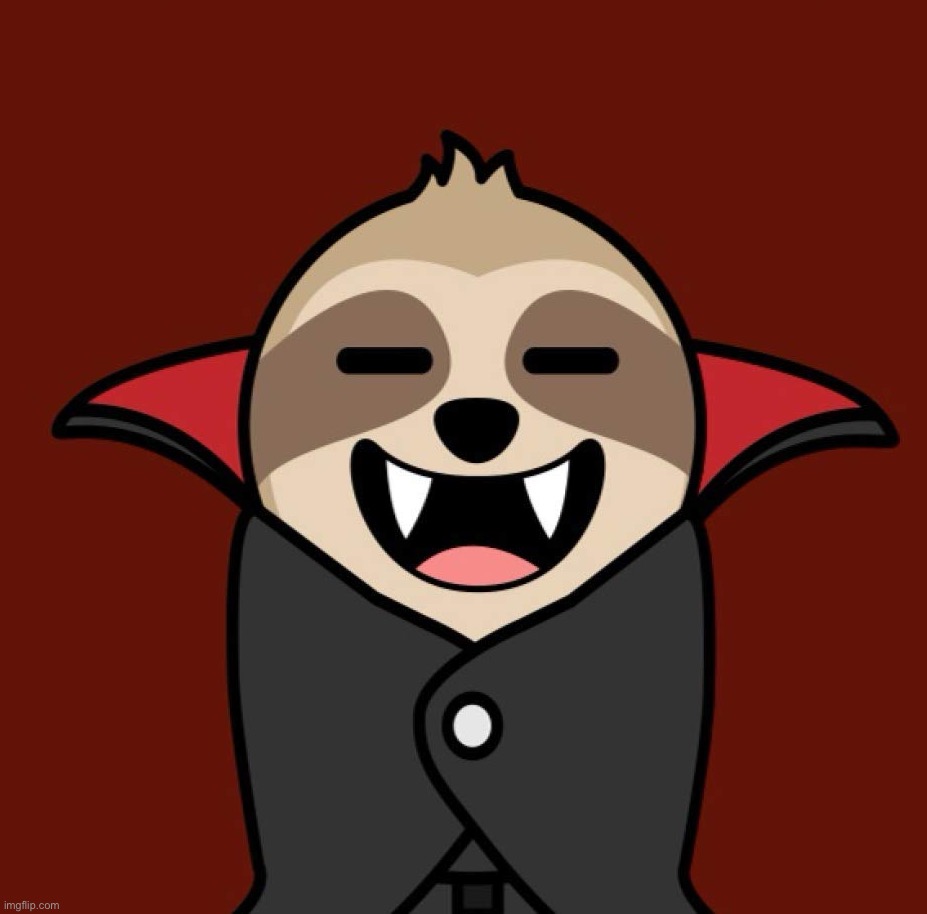 Vampire sloth | image tagged in vampire sloth | made w/ Imgflip meme maker