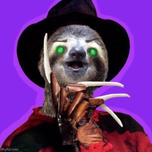 Vampire sloth | image tagged in vampire sloth | made w/ Imgflip meme maker