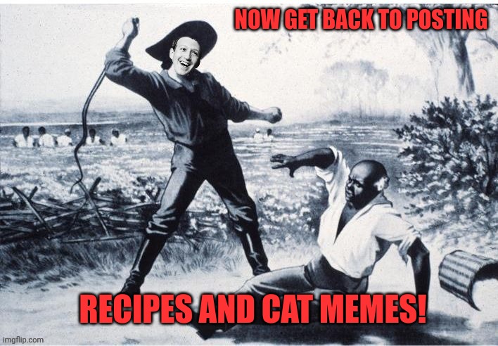 NOW GET BACK TO POSTING RECIPES AND CAT MEMES! | made w/ Imgflip meme maker
