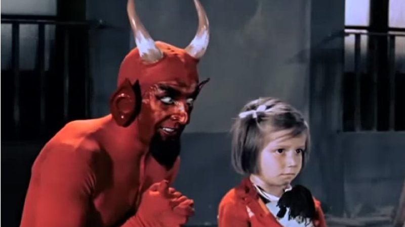 High Quality Santa Claus vs The Devil Blank Meme Template