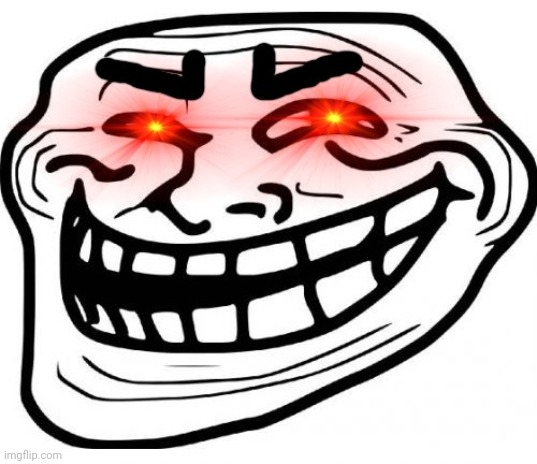 Create meme trollge screamer, trollface is evil, troll meme is