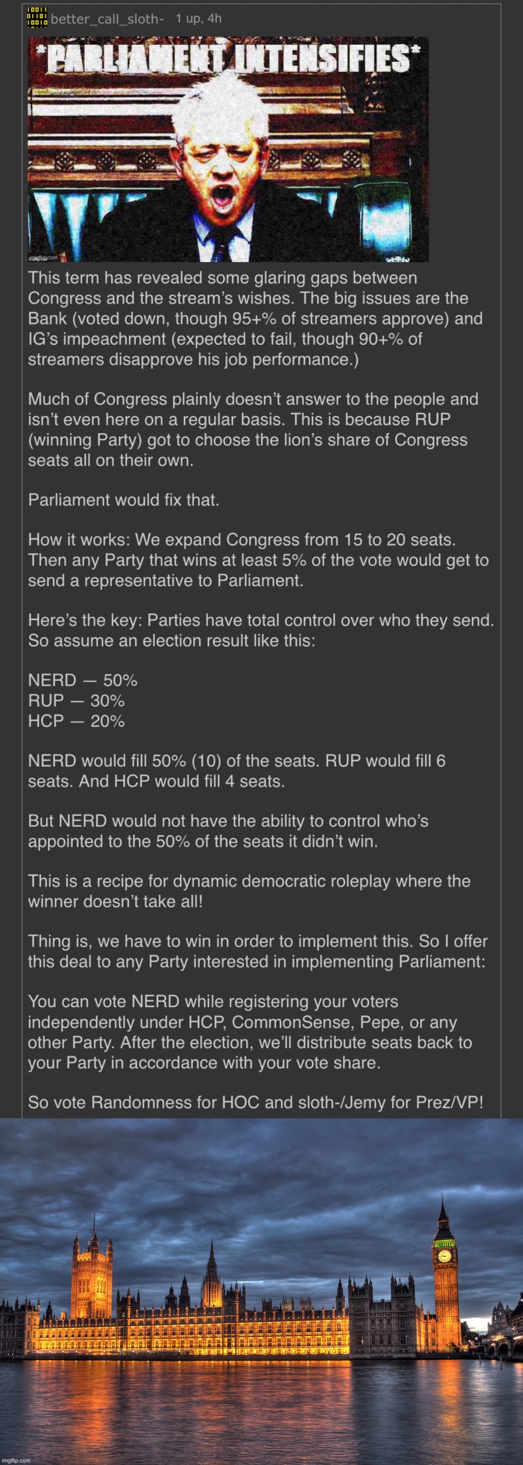 nerd parliament proposal | image tagged in nerd parliament proposal,parliament,congress,reform,proposal | made w/ Imgflip meme maker