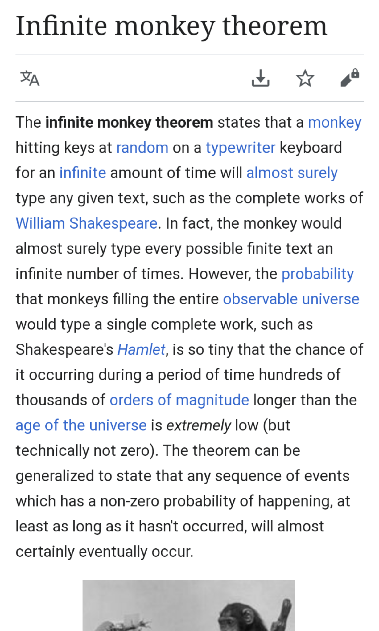 Infinite monkey theorem Blank Meme Template