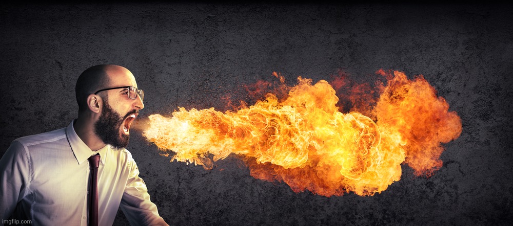 Angry preacher breathing fire | image tagged in angry preacher breathing fire | made w/ Imgflip meme maker